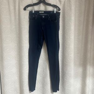 AG skinny dark wash jean